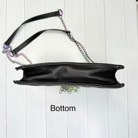 INC Black Quilted Convertible Bag – Vegan Leather - Picture 6 of 8